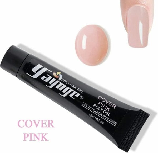 Yayoge polygel cover pink 15 gram