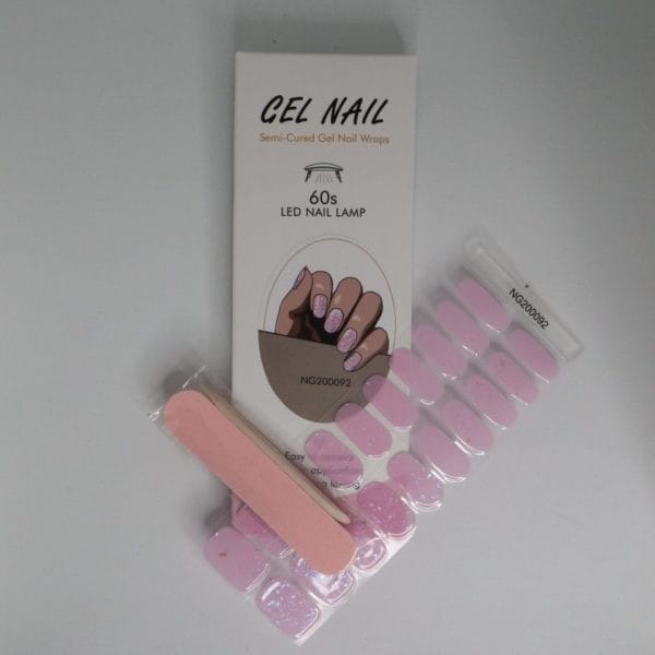 Yellowsnails - gel nagel wraps - pink confetti - gel nagel stickers - gel nagel folie - gel nail wraps - gel nail stickers - nail art - nail foil