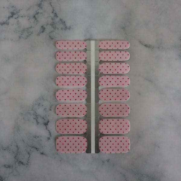 Yellowsnails - nagel wraps - polkadot pink - nagel stickers - nagel folie - nail wraps - nail stickers - nail art - nail foil