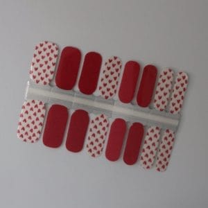 YellowSnails - Nagel Wraps - Valentines red - Nagel Stickers - Nagel Folie - Nail Wraps - Nail Stickers - Nail Art - Nail Foil