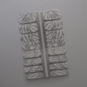 YellowSnails - Nagel Wraps - Zebra glitter - Nagel Stickers - Nagel Folie - Nail Wraps - Nail Stickers - Nail Art - Nail Foil