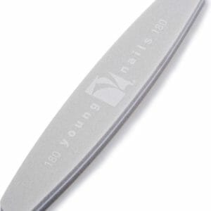 Young Nails Grey Sponge buffer file, 180-180 grit