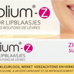 Zinolium-Z Koortslipbehandeling Gel tegen lipblaasjes - Op basis van zinksulfaat - 5 gram
