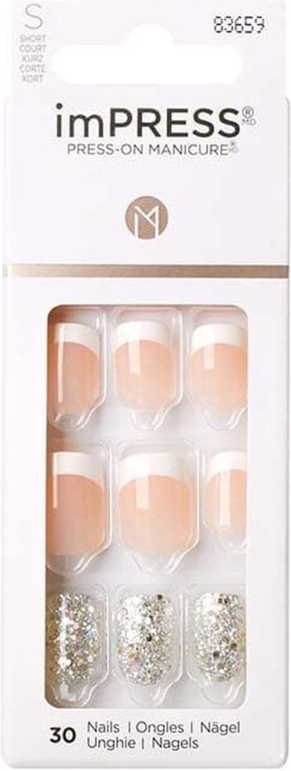 Impress gellak design - kunstnagels - 30 stuks - nepnagels - time slip Impress gellak design - kunstnagels - 30 stuks - nepnagels - time slip