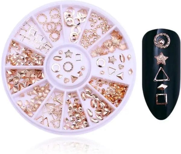 Nail art wheel rhinestones